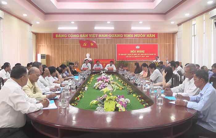 Thạnh Trị: Uỷ ban MTTQ Việt Nam sơ kết 6 tháng đầu năm 2023